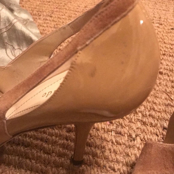Kate Spade ♠️ Suede/Paten Leather Heels - Picture 8 of 8